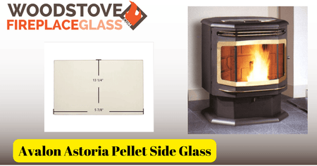This replacement ceramic glass is made to withstand high temperatures of heating stoves