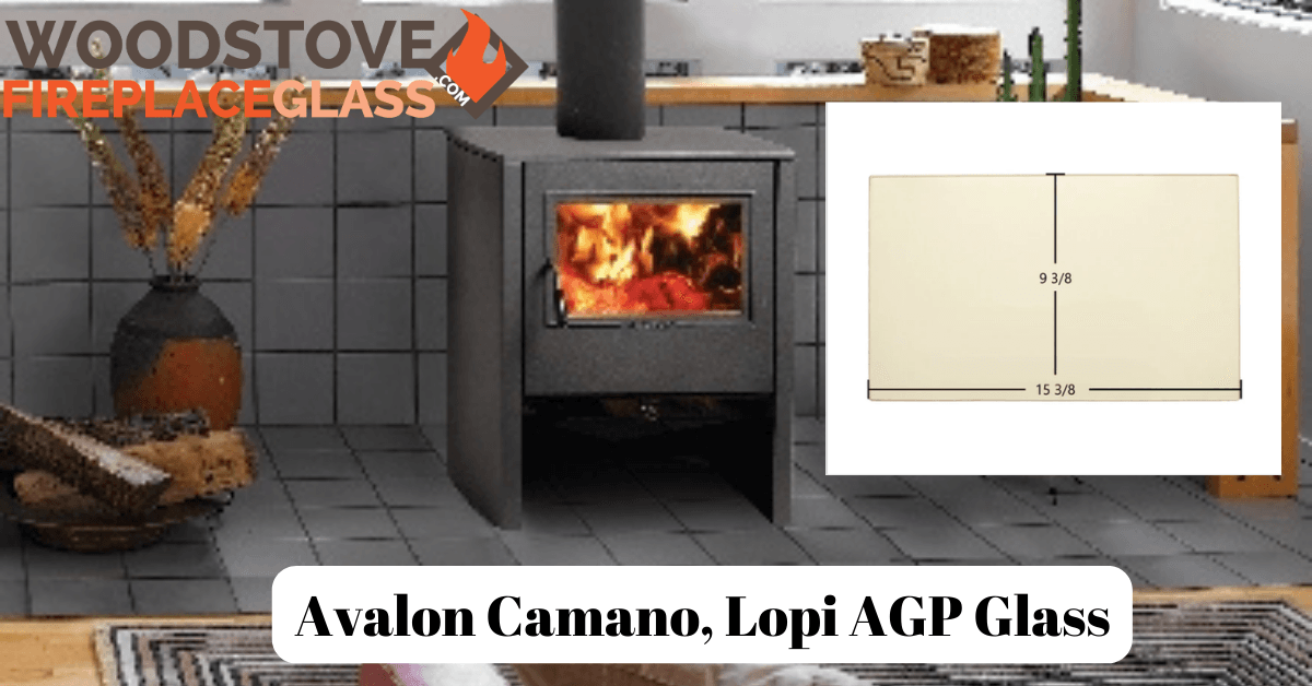 Avalon Camano, Lopi AGP Glass - Woodstove Fireplace Glass
