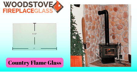 Country Flame Glass - Woodstove Fireplace Glass