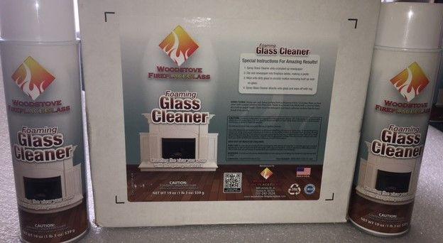 Stove Glass Cleaner (12 Pack) - Woodstove Fireplace Glass