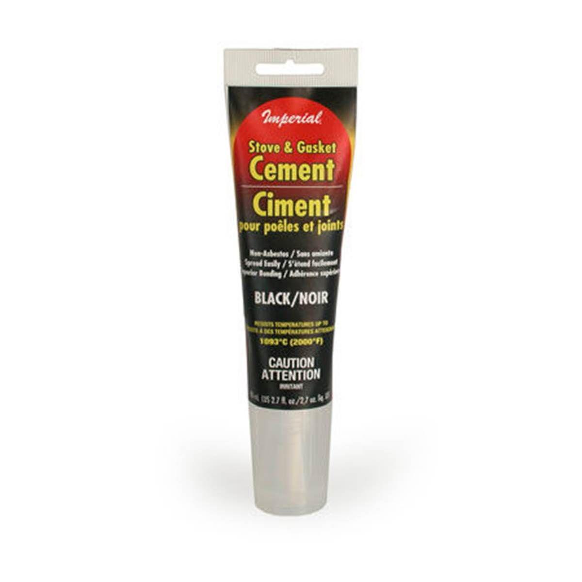 Imperial KK0075-A Gasket Cement, 2.7 Oz - Tube - Woodstove Fireplace Glass