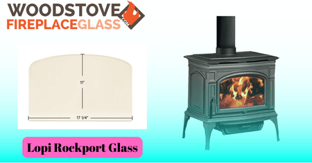 Lopi Rockport Glass - Woodstove Fireplace Glass