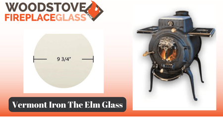 Vermont Iron The Elm Glass - Woodstove Fireplace Glass
