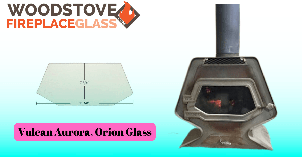 Vulcan Aurora, Orion Glass - Woodstove Fireplace Glass